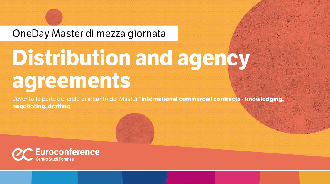 Immagine Distribution and agency agreements | Euroconference